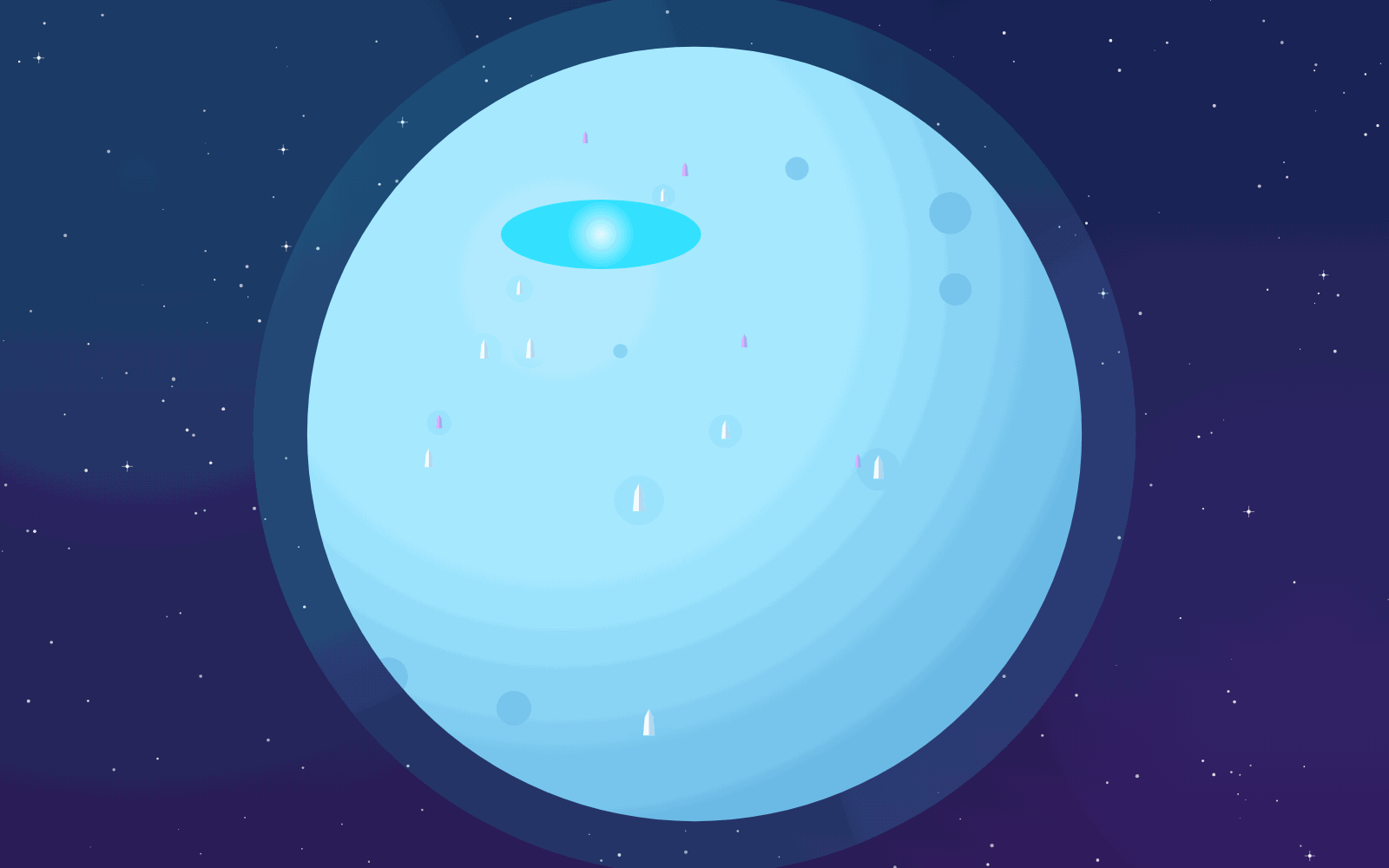 Crystal Moon illustration